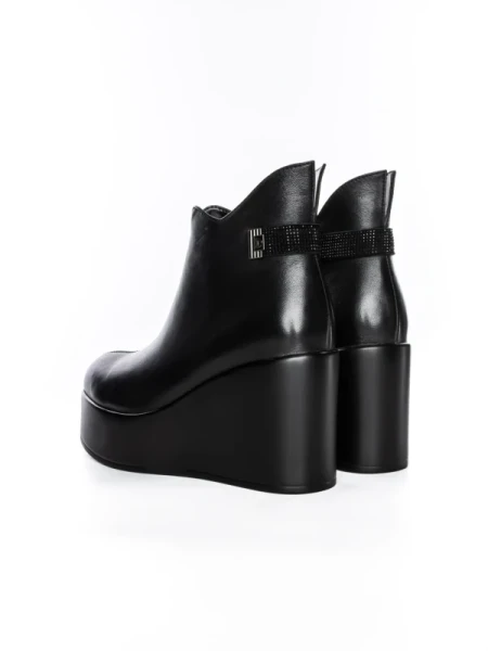Ghete Dama cu Platforma K151-263 BLACK | ADVANCER