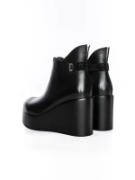 Ghete Dama cu Platforma K151-263 BLACK | ADVANCER