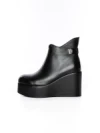 Ghete Dama cu Platforma K151-263 BLACK | ADVANCER