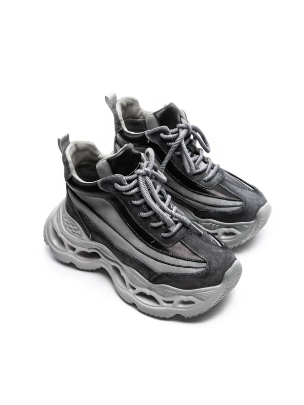 Pantofi Sport Dama din piele naturala HY6316 BLACK | ADVANCER