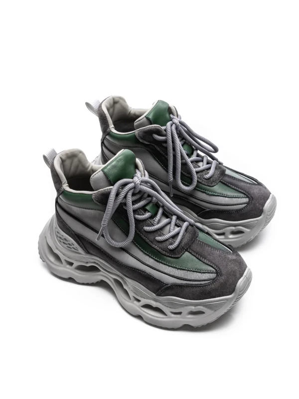 Pantofi Sport Dama din piele naturala HY6316 GREEN | ADVANCER