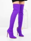 Cizme Dama cu Toc C-289 PURPLE | STEPHAN