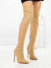 Cizme Dama cu Toc C-289 BEIGE | STEPHAN
