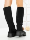 Cizme Dama cu Platforma C-175 BLACK | STEPHAN