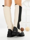 Cizme Dama cu Platforma C-285 BEIGE | STEPHAN