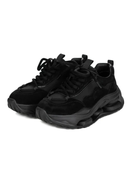 Pantofi Sport Dama din piele naturala S5352 BLACK | FRANCO GERARDO