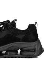 Pantofi Sport Dama din piele naturala S5352 BLACK | FRANCO GERARDO