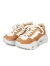 Pantofi Sport Dama din piele naturala S5352 KHAKI | FRANCO GERARDO