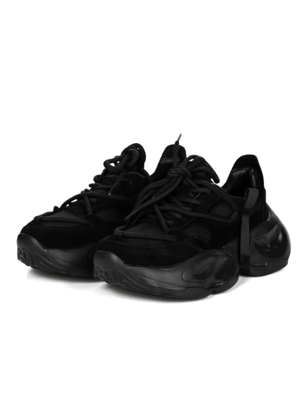 Pantofi Sport Dama din piele naturala 2586 BLACK | FRANCO GERARDO