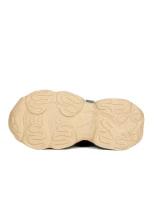 Pantofi Sport Dama din piele naturala 2586 CREAM-LIGHT GREEN | FRANCO GERARDO