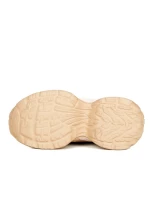 Pantofi Sport Dama din piele naturala HD7672 APRICOT-GREEN | ADVANCER