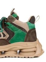 Pantofi Sport Dama din piele naturala H36839 BROWN-APRICOT | ADVANCER