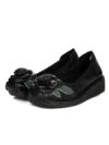 Pantofi Casual Dama din piele naturala F198 BLACK | FORMAZIONE