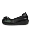 Pantofi Casual Dama din piele naturala F198 BLACK | FORMAZIONE