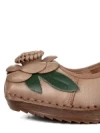 Pantofi Casual Dama din piele naturala F198 APRICOT | FORMAZIONE