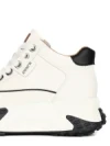 Ghete Dama cu Platforma 8821-1 WHITE | ADVANCER