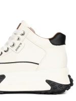 Ghete Dama cu Platforma 8821-1 WHITE | ADVANCER