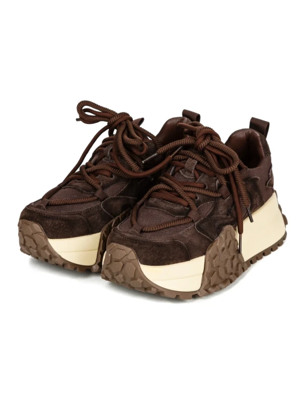 Pantofi Sport Dama cu Platforma 2587-1 COFFEE | FRANCO GERARDO