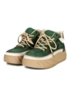 Pantofi Sport Dama din piele naturala 77038 GREEN | ADVANCER