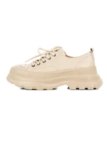 Pantofi Casual Dama din piele naturala 6805 CREAM | ADVANCER