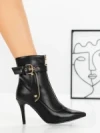 Botine cu Toc Subtire 1921 BLACK | SEASOND