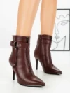 Botine cu Toc Subtire 1921 WINE | SEASOND
