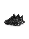 Pantofi Sport Barbati din piele naturala 24210 BLACK-GREY | ADVANCER