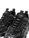 Pantofi Sport Barbati din piele naturala 24210 BLACK-GREY | ADVANCER
