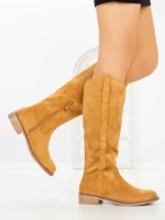 Cizme Dama cu talpa joasa LQ-116 CAMEL | STEPHAN