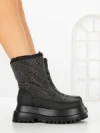 Ghete Dama cu Platforma C-274 BLACK | STEPHAN