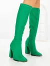 Cizme Dama cu Toc C-239 GREEN | STEPHAN