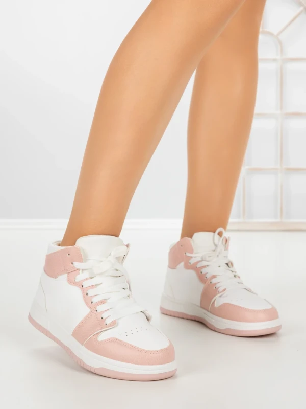Sneakers Dama F005-5 WHITE-PINK | COSTA SOL