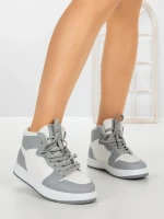 Sneakers Dama F005 WHITE-GREY | COSTA SOL