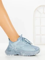 Pantofi Sport Dama cu Platforma 1W-N20 BLUE | GALLEVANI