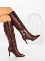 Cizme Dama cu Toc 1178 WINE | SEASOND