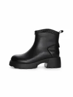 Ghete Dama din piele naturala M5221-2 BLACK | ADVANCER