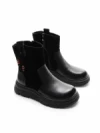 Ghete Dama din piele naturala 99312 BLACK | ADVANCER