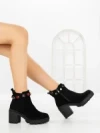 Botine cu Toc Gros YZ19-35 BLACK | H&D