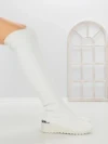 Cizme Dama cu Platforma YM-172 WHITE | H&D