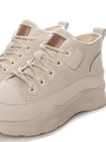 Ghete Dama din piele naturala 70197-2 CREAM | ADVANCER