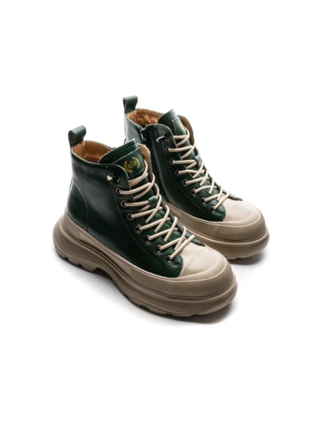 Ghete Dama din piele naturala 66081 GREEN | ADVANCER
