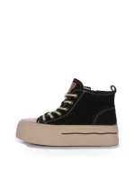 Pantofi Sport Dama din piele naturala 65389-1 BLACK | ADVANCER