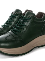 Ghete Dama din piele naturala 80721 GREEN | ADVANCER
