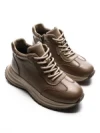 Ghete Dama din piele naturala 80721 KHAKI | ADVANCER