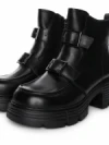 Ghete Dama din piele naturala 7194-6 BLACK | ADVANCER