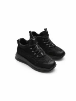 Ghete Dama din piele naturala A007 BLACK | ADVANCER