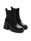 Ghete Dama din piele naturala M5307 BLACK | ADVANCER