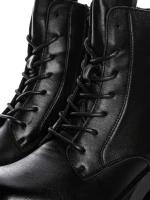 Ghete Dama din piele naturala M5307 BLACK | ADVANCER