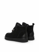 Ghete Dama din piele naturala 5782 BLACK | ADVANCER