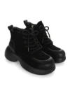 Ghete Dama din piele naturala 1575-2 BLACK | ADVANCER